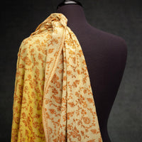 Yellow Ombre Hand Embroidered Cashmere Pashmina