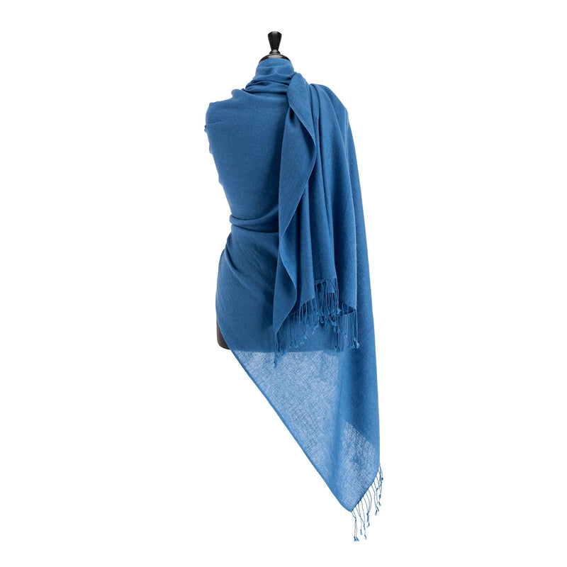 Luxury Pashmina Shawl Ocean