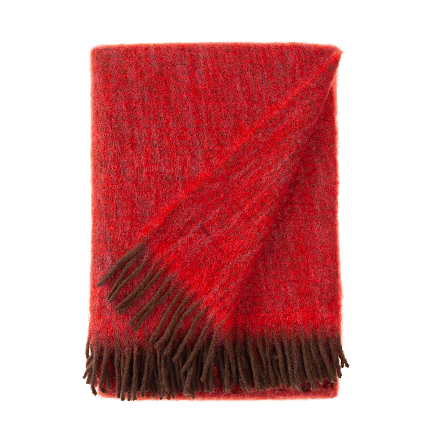 Sofia Mohair Blanket Ember