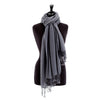 Luxury Pashmina Shawl Pewter