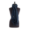 Luxury Pashmina Shawl Blueberry