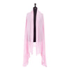 Fine Merino wool shawl in soft pale pink with a soft fringe edge super-soft generous size lightweight & warm top-quality