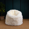 Large Long Wool Sheepskin Beanbag