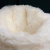 Large Long Wool Sheepskin Beanbag