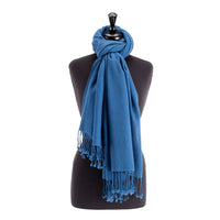 Luxury Pashmina Shawl Ocean