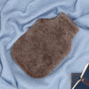 Swedish Curly Sheepskin Hot Water Bottle in Taupe