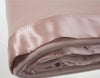 British-made super-soft cashmere de luxe blankets for all-season ultimate luxury silk ribbon binding on all edges, 2 colours