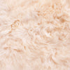 Soft, rich cream colour, which compliments most interiors. Soft and silky, thick, and luxurious. Top-quality real sheepskin