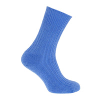 Calf length mohair trekking socks hardwearing & soft 8 vibrant colours 3 sizes made in England top-quality & amazing comfort