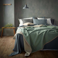 Incredibly light, springy, & soft, double-faced blankets in 6 colours.430 gsm100% pure new wool, fabric binding on all edges