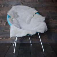 Soft & luxurious shorn fleece seconds sheepskin throw with some minor flaws would look fabulous in any interior, large size 