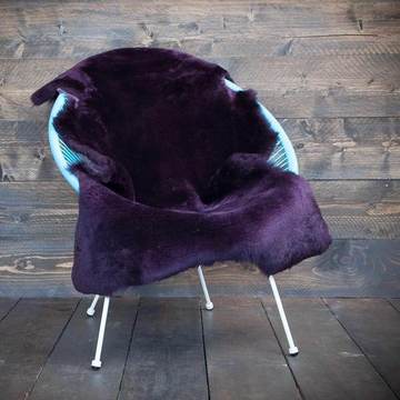 Soft & luxurious shorn fleece seconds sheepskin throw with some minor flaws would look fabulous in any interior, large size 