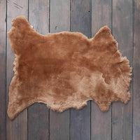 Soft & luxurious shorn fleece seconds sheepskin throw with some minor flaws would look fabulous in any interior, large size 