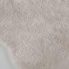 Soft & luxurious sheepskin throw in pale pearl grey would look fabulous in any interior. Shorn fleece, dense & supportive