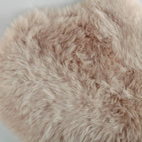 Dark cream honey coloured sheepskin. Soft and silky, thick and dense - the same colour as set honey, Quality real sheepskin