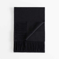 Lambswool Scarf Black -  - CLOTHING  from The Wool Company