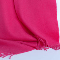 Lambswool Scarf Dark Pink -  - CLOTHING  from The Wool Company