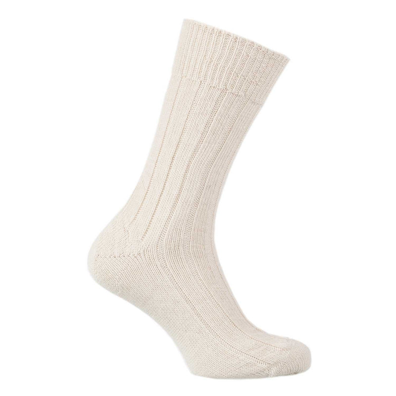 Alpaca bed socks super-soft available in 5 pastel colours 3 sizes 4 - 7 8 - 10 11 - 13  made in England top-quality & comfort