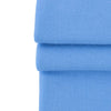 Genuine 100% cashmere pashmina bright Bluebird blue with tasselled fringe edge super-soft lightweight & warm finest-quality