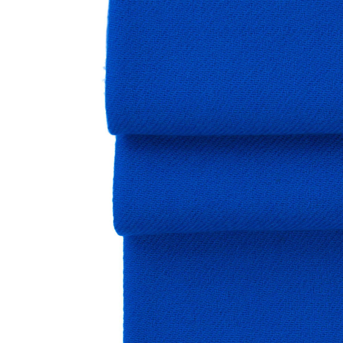 Genuine 100% cashmere pashmina in vibrant lapis blue with tasselled fringe edge super-soft lightweight & warm finest-quality