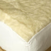 Reversible mattress topper with Merino wool pile with a luxurious lambswool filling.  super-soft, high-quality cotton cover 