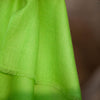 Fine Merino wool shawl in vibrant lime green with a soft fringe edge super-soft generous size lightweight & warm top-quality