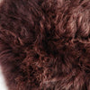 British sheepskin, natural undyed chocolate brown silky-soft luxurious & thick medium-longwool fleece staple top-quality 