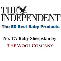  Naturally white sheepskin for babies. Soft with a short, thick, dense fleece, undyed and unbleached perfect for your baby. 