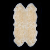 Quad size British sheepskin, soft & silky longwool fleece. Choose undyed natural white or vibrant dyed colours, super luxury!