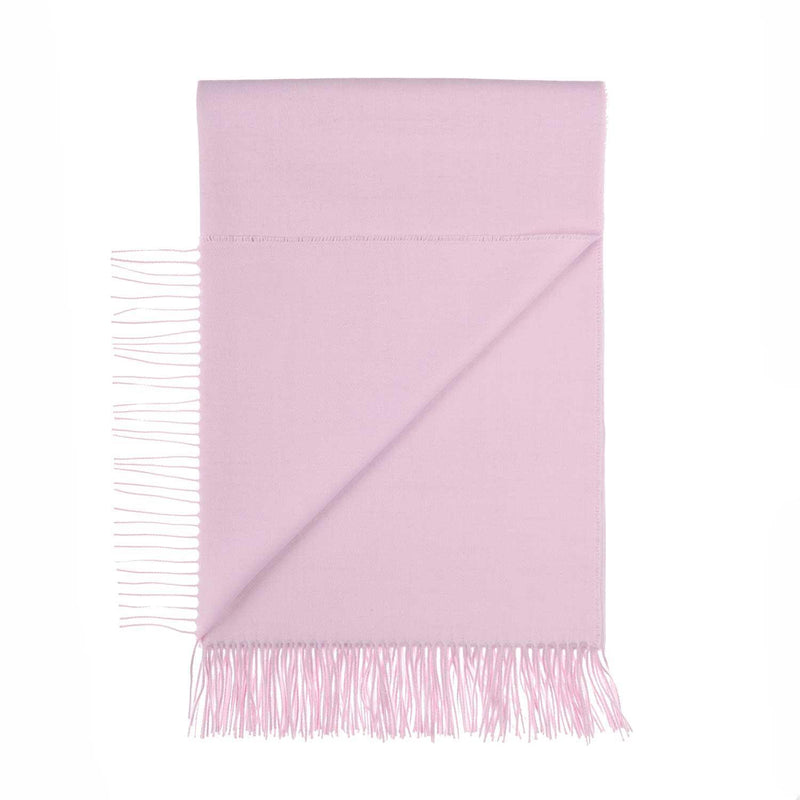 100% Alpaca extra-large throw in light pink with fringing top-quality warm and cosy made in England luxury super-soft throw