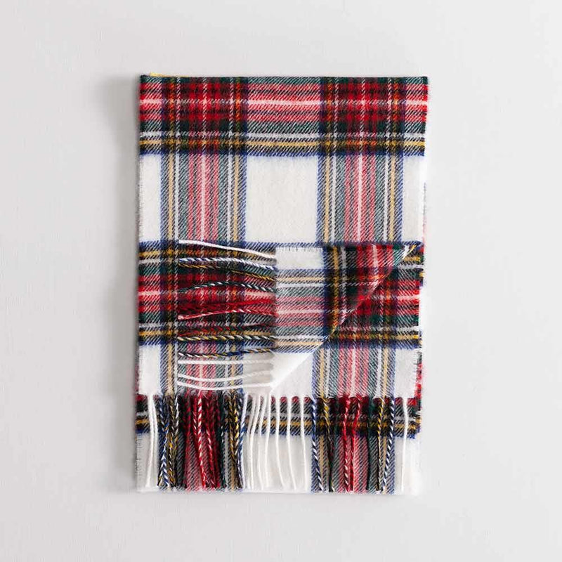 Tartan Lambswool Scarf Stewart Dress Modern -  - CLOTHING  from The Wool Company