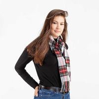 Tartan Lambswool Scarf Stewart Dress Modern -  - CLOTHING  from The Wool Company