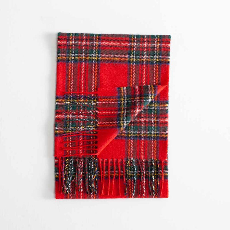 Tartan Lambswool Scarf Stewart Royal Modern -  - CLOTHING  from The Wool Company