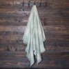 Wool Company Classic Mohair Throw Pistachio Check -  - LIVING  from The Wool Company